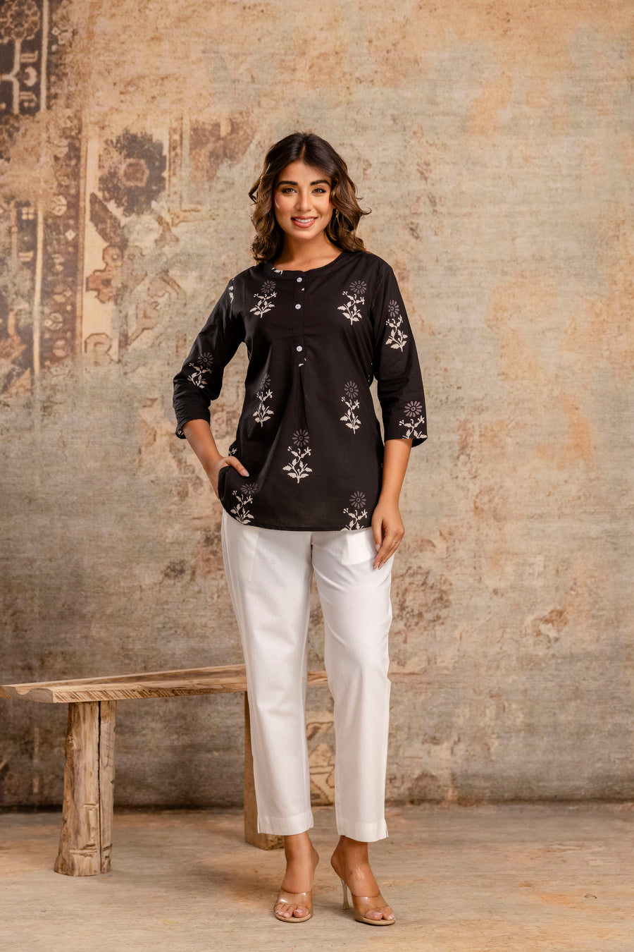 Elegant White Straight Cotton Pants for Women – Aaronee