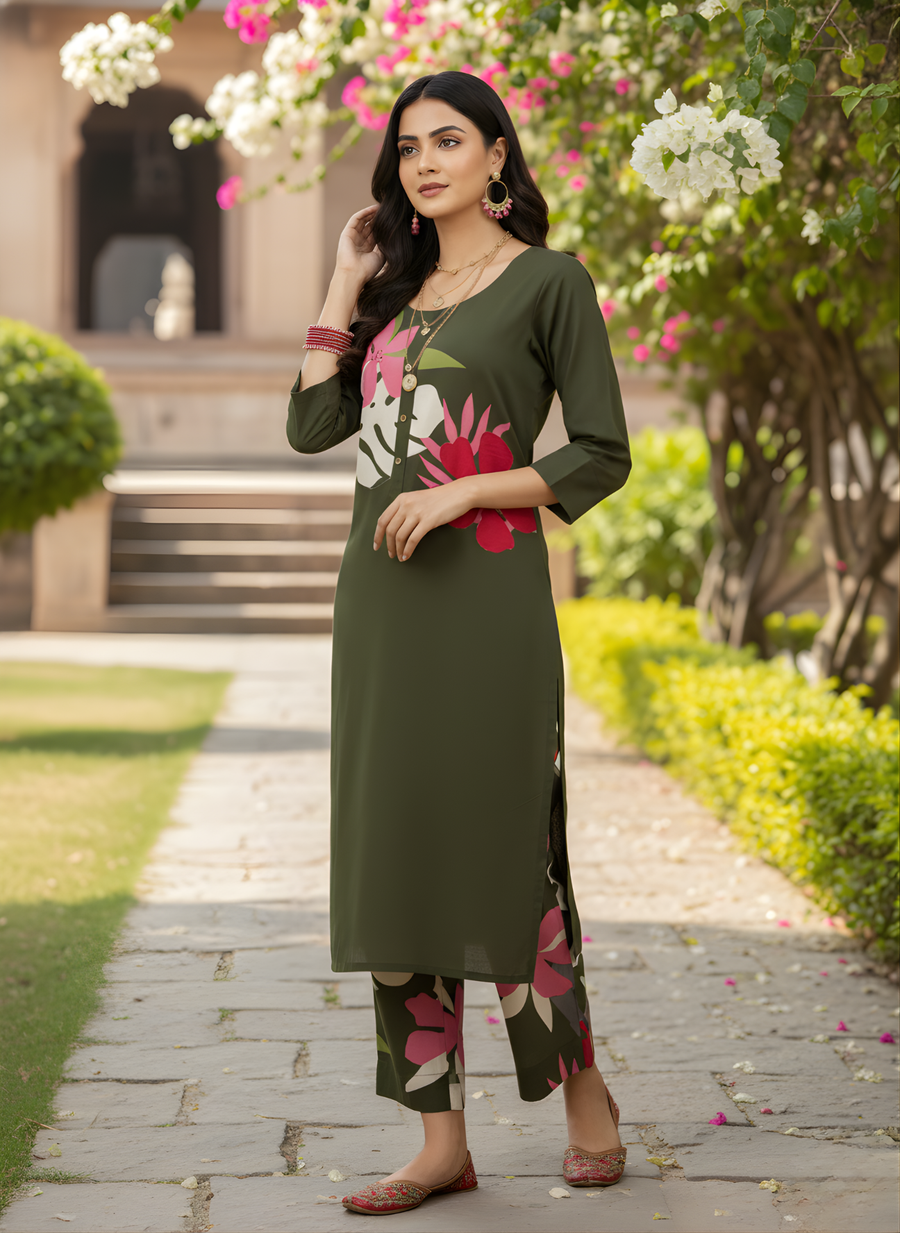 Designer kurta pant set for festive wear