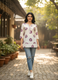 Purple Printed Cotton Top for Women – Trendy Everyday Wear by Aaronee