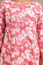Comfortable festive cotton kurta set for ladies