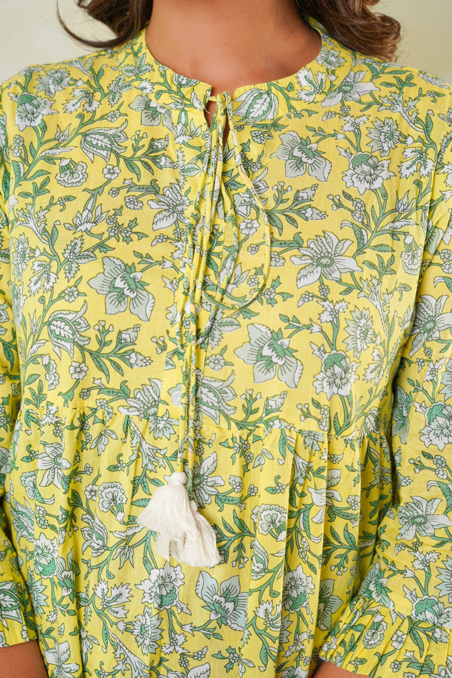 Cotton Mustard Dress for Women – Aaronee