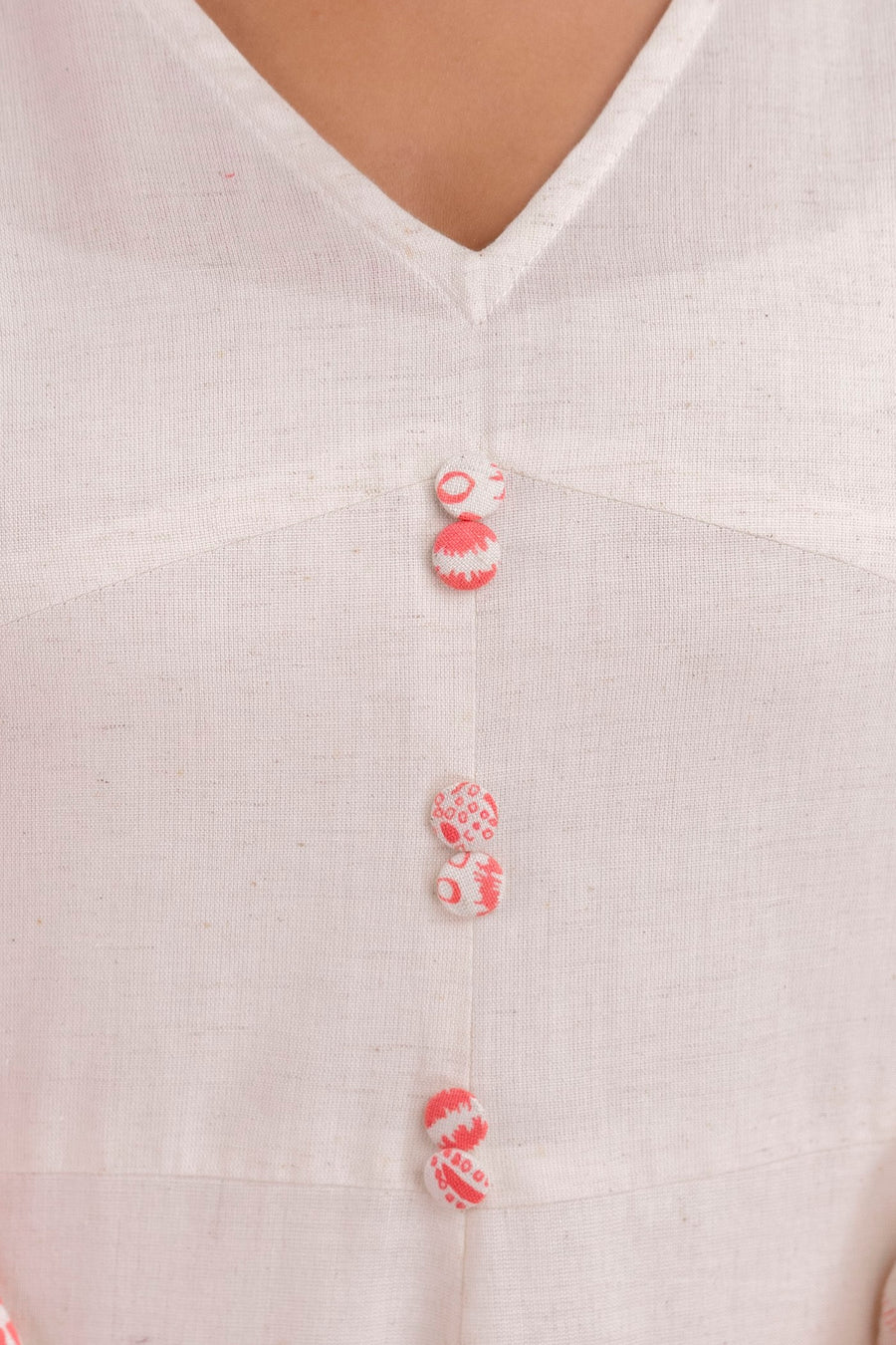 Ethnic wear midi dress with animal design