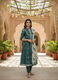 Graceful Blue Printed Pure Cotton Kurta Dupatta Set for Women | Aaronee Ethnic Wear