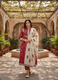 Aaronee Red Handblock Printed Pure Cotton Kurta with Dupatta Set for Women