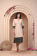 Elegant Beige and Black Printed Kurta Set for Women