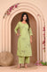 Latest Light Green & Navy Blue Kurta Set for Women