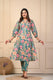Latest Flower Print Kurta Set for Women