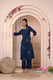 Latest Light Green & Navy Blue Kurta Set for Women
