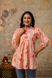 Stylish short kurti in Jaipur style