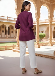 Office wear pure cotton kurti