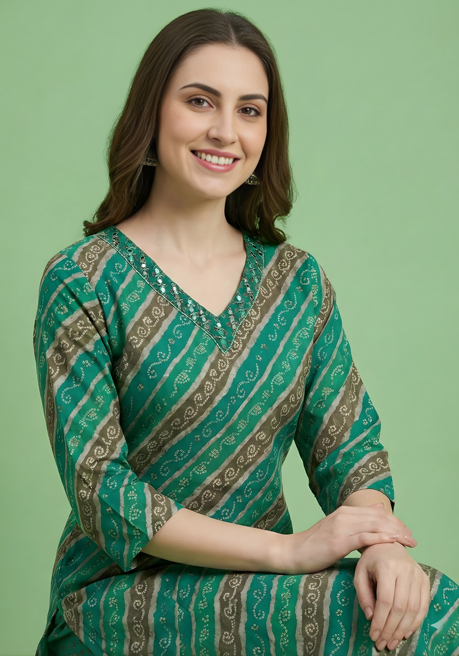 Traditional Kurta Set for Women with Dupatta