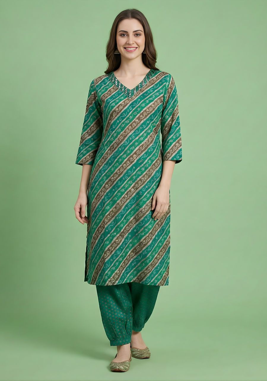 Traditional Kurta Set for Women with Dupatta