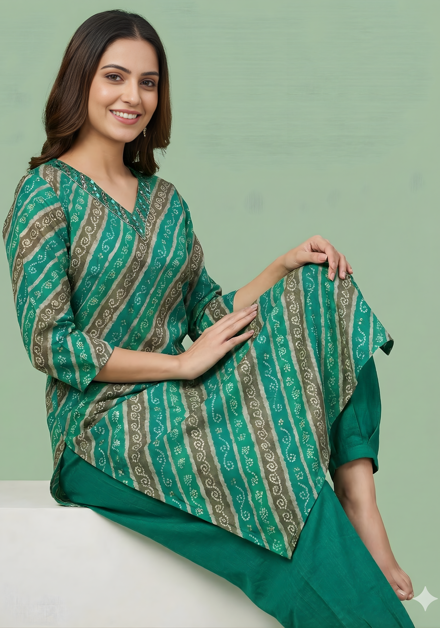 Traditional Kurta Set for Women with Dupatta