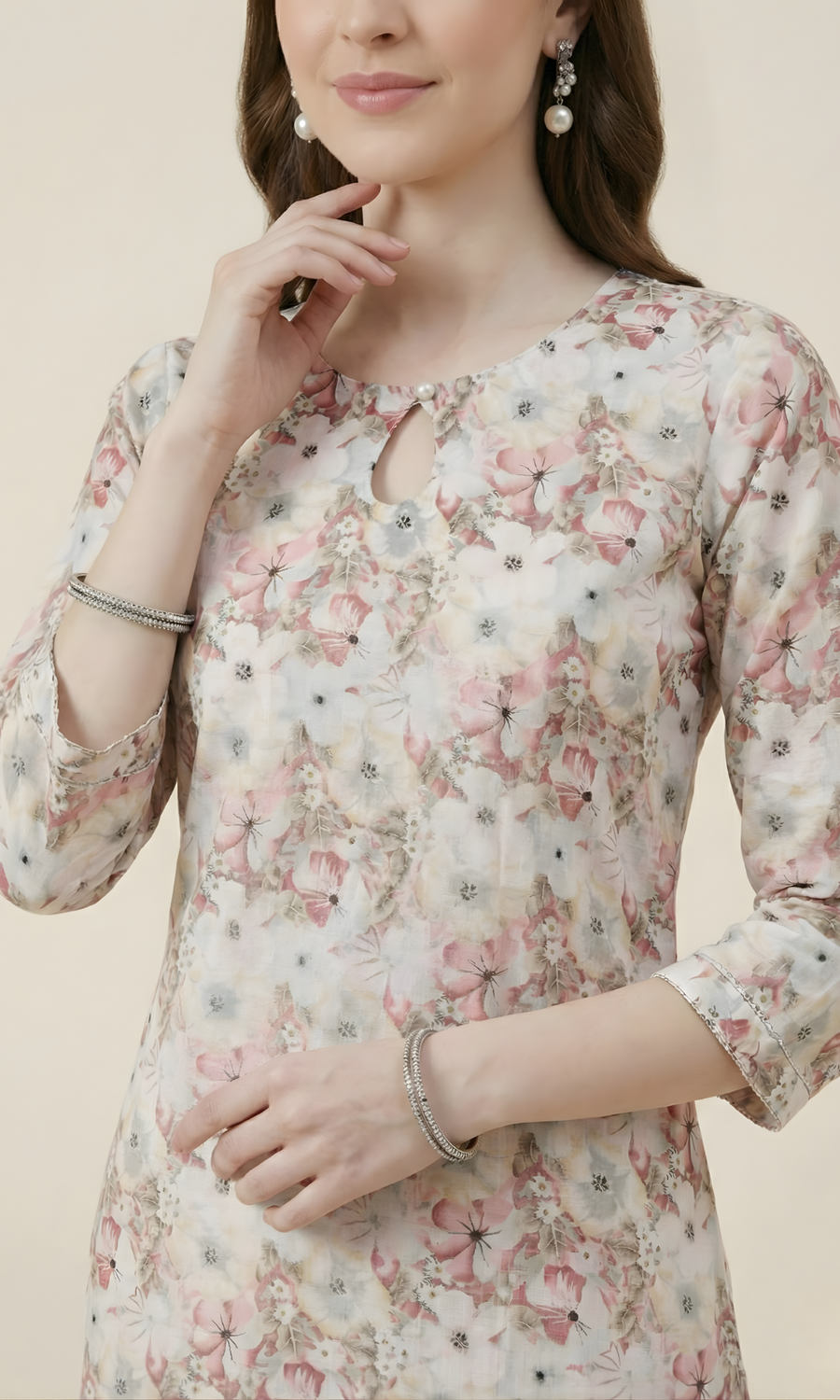 Floral Printed Kurta – Aaronee Everyday Elegance