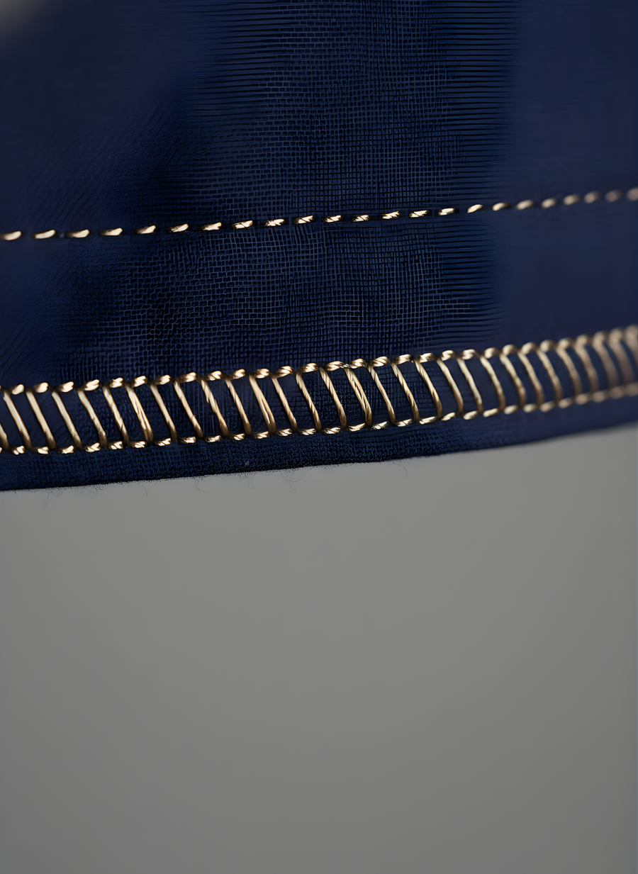 Aaronee Breathable Cotton Navy Flared Kurti