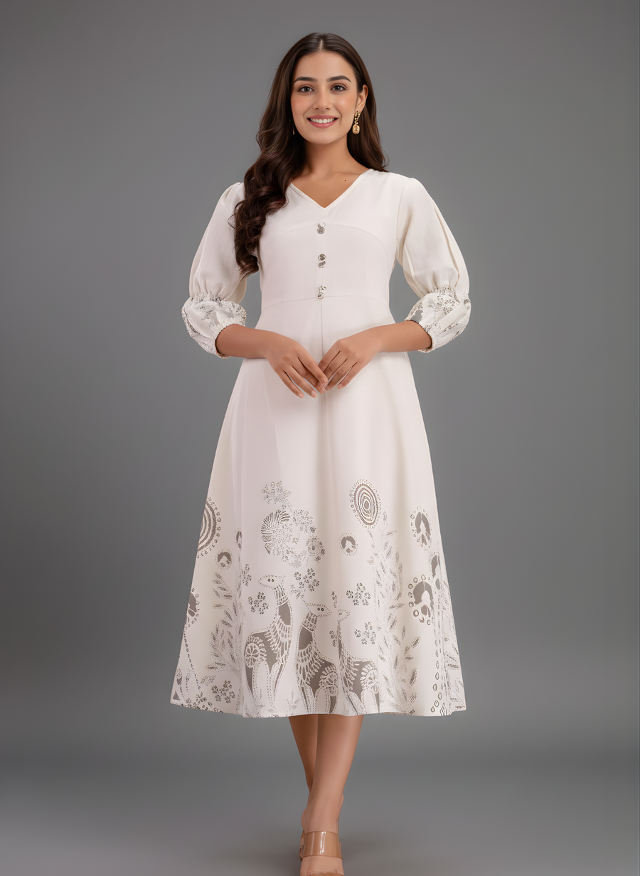 Aaronee stylish grey kurti dress online