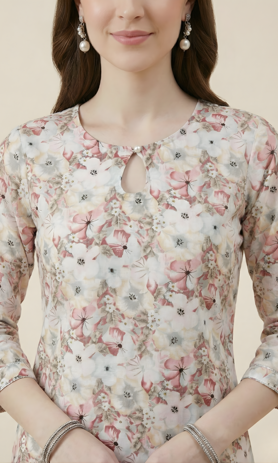 Floral Printed Kurta – Aaronee Everyday Elegance