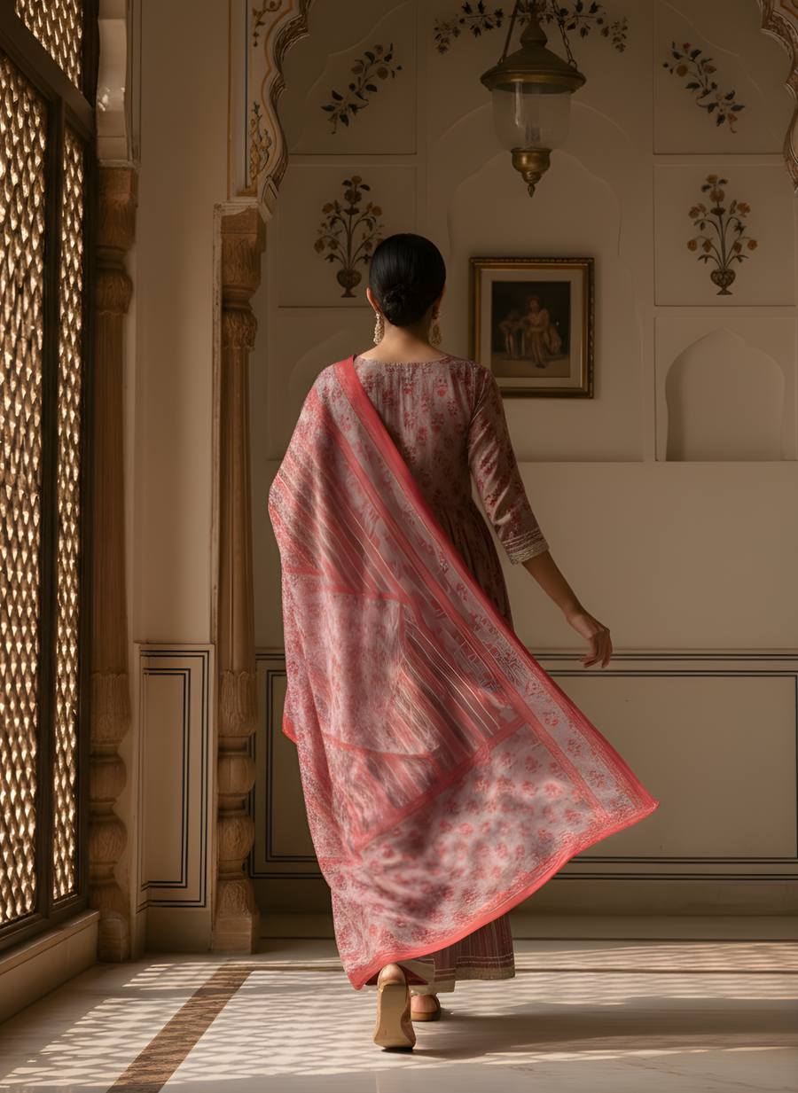 Stylish Printed Sharara Set for Women with Dupatta