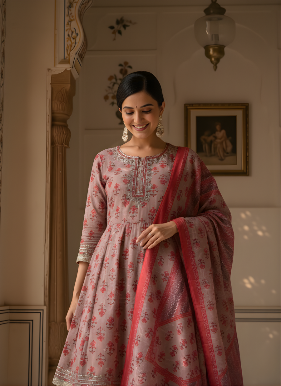 Stylish Printed Sharara Set for Women with Dupatta