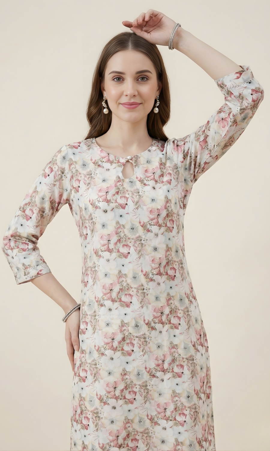 Floral Printed Kurta – Aaronee Everyday Elegance