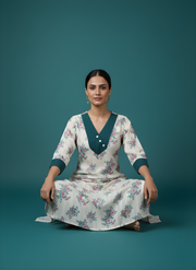 Aaronee elegant floral kurta set for women