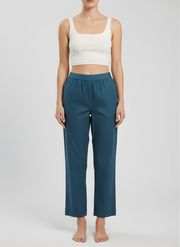 Aaronee Pure Cotton Straight Fit Pant for Women – Soft Elastic Waist Casual Wear (Copy)