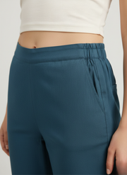 Aaronee Pure Cotton Straight Fit Pant for Women – Soft Elastic Waist Casual Wear (Copy)