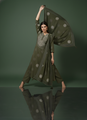 Aaronee breathable cotton festive wear set