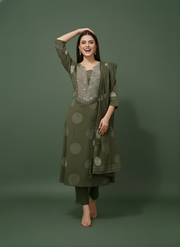 Aaronee premium cotton office wear kurta set