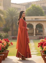 Ethnic Elegance Sharara Set for Women with Dupatta