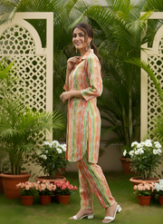 Aaronee Luxury Modal Chanderi Co-Ord Set