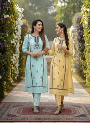 Stylish Embroidery Work Kurta Set for Women