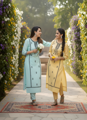 Stylish Embroidery Work Kurta Set for Women