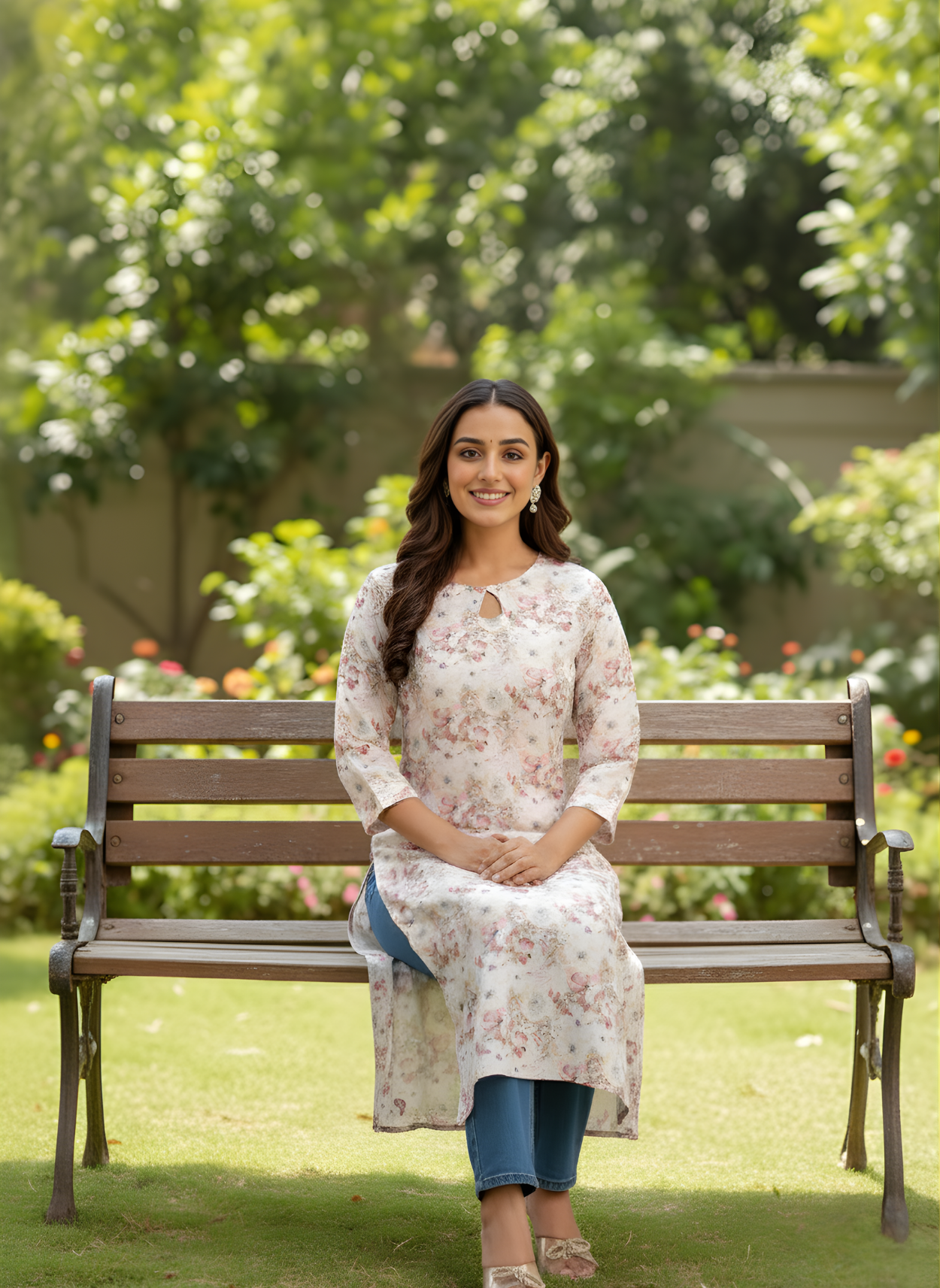 Floral Printed Kurta – Aaronee Everyday Elegance