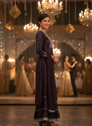 Stylish Wine Sharara Set for Women with Dupatta