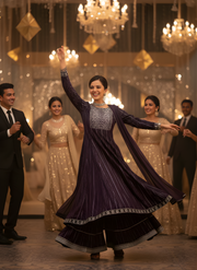 Stylish Wine Sharara Set for Women with Dupatta