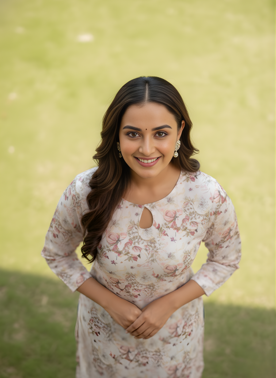 Floral Printed Kurta – Aaronee Everyday Elegance