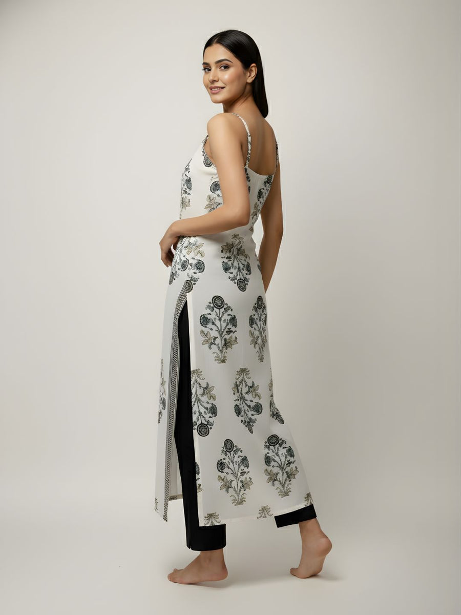 Aaronee soft cotton summer kurti front view