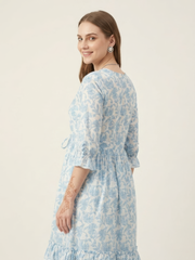 Elegant cotton summer dress for women by Aaronee