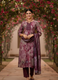 Wine & Mauve Pure Cotton Dupatta Set – Elegant Printed Kurta Set for Women by Aaronee