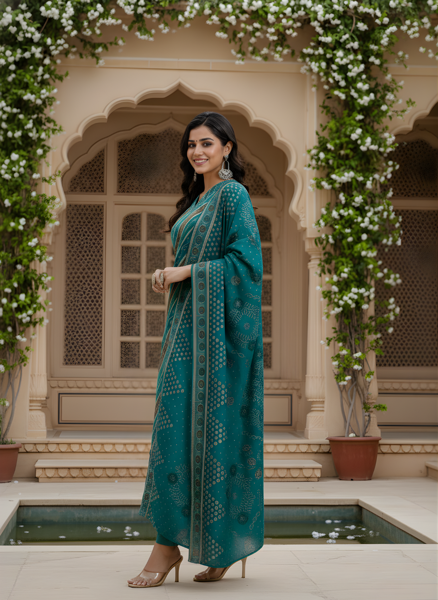 Traditional Kurta Set for Women with Dupatta