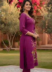 Aaronee Stylish Daily Wear Cotton Kurta Outfit