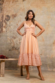 Floral Grace: Stylish Midi Dress for Women – LUXE BLOOM