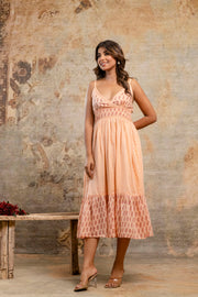 Floral Grace: Stylish Midi Dress for Women – LUXE BLOOM