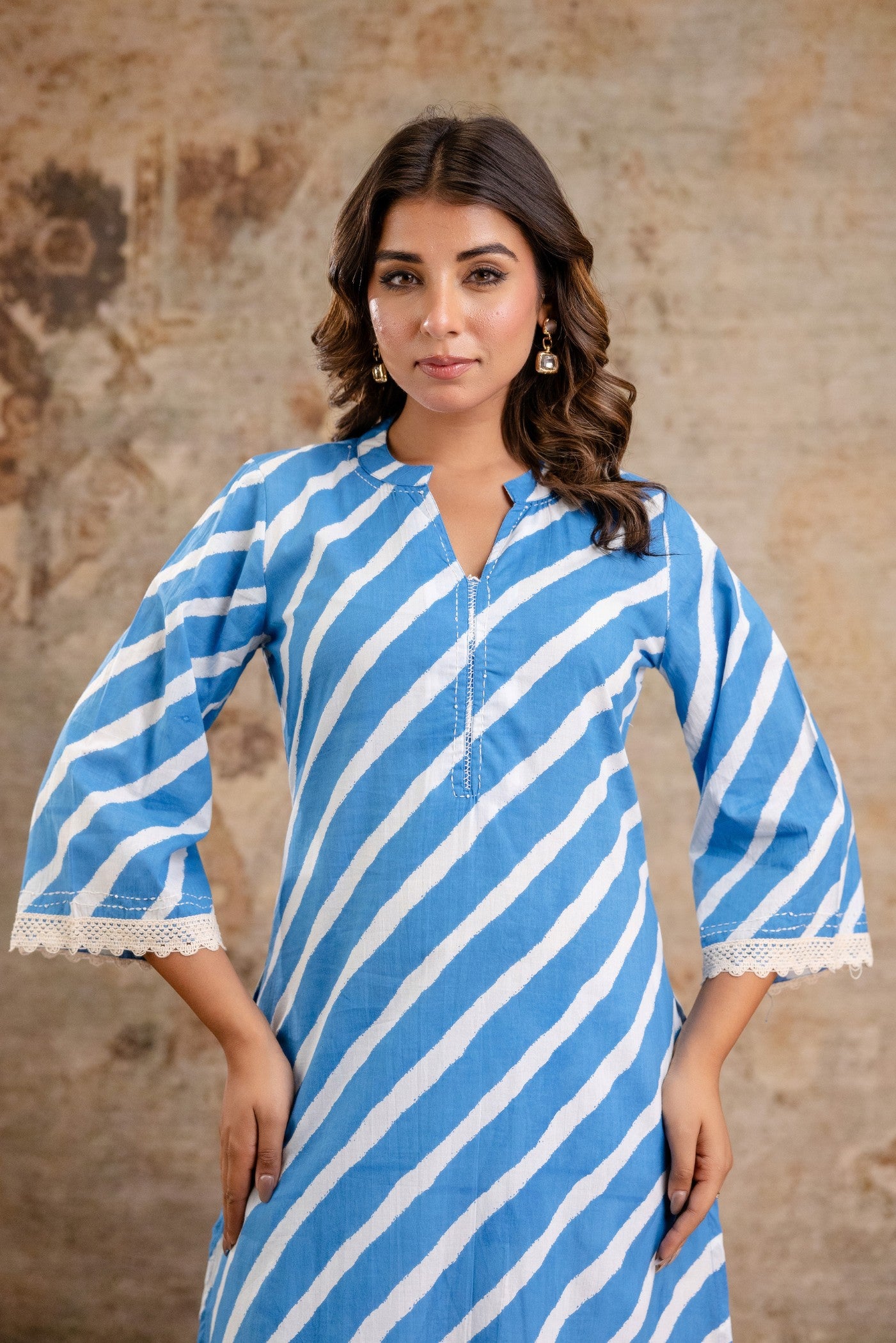 Pure cotton co-ord ethnic set by Aaronee