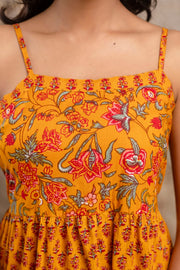 Chic & Breezy: Floral Midi Dress from the LUXE BLOOM Collection