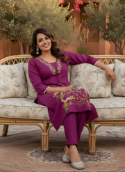 Aaronee Comfortable Office Wear Cotton Kurta Set