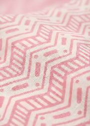 Aaronee Blush Pink Pure Cotton Sleeveless Kurta Pant Set for Women