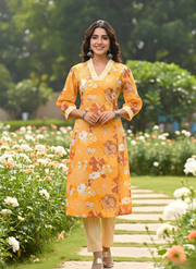 Designer Pattern Kurta Set for Women
