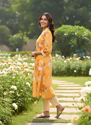 Designer Pattern Kurta Set for Women